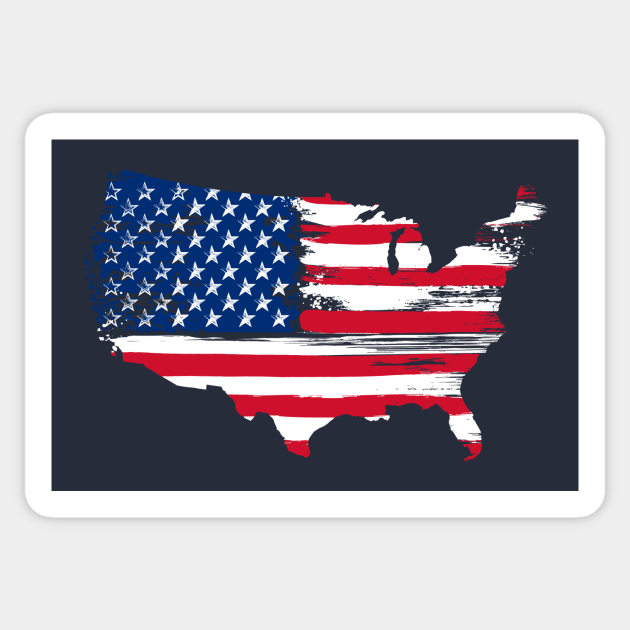 American silhouette Sticker by DrMonekers